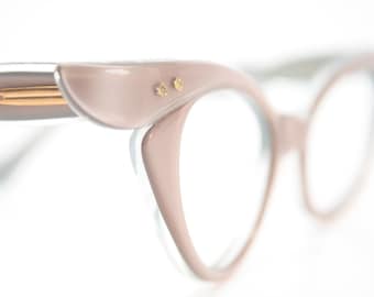 mink cat eye glasses  vintage cateye eyeglasses frames