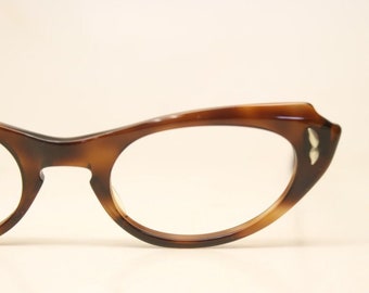 Unused Tortoise vintage cat eye eyeglasses