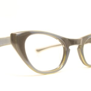 Small Blue Vintage 50s Eyeglasses Unused Cat Eye Glasses