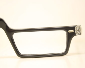Vintage Reading Glasses Unused Cat Eye Eyeglasses Rhinestone