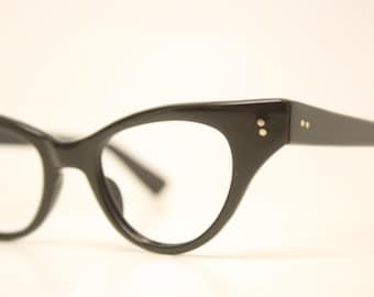 Cateye glasses black