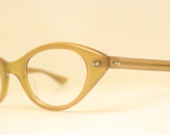 vintage cat eye glasses rust cateye frames unused