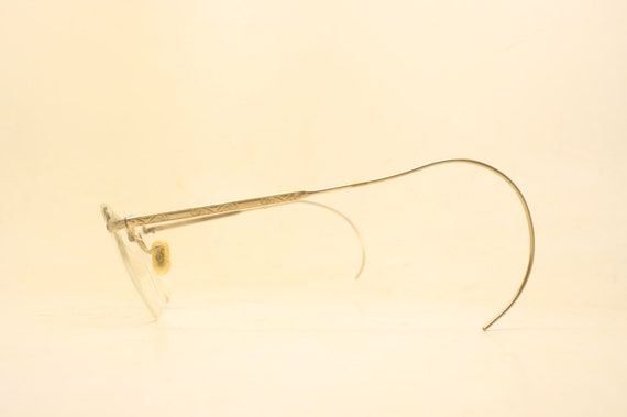 Vintage Cat Eye Glasses White Small 1960s Glasses… - image 4