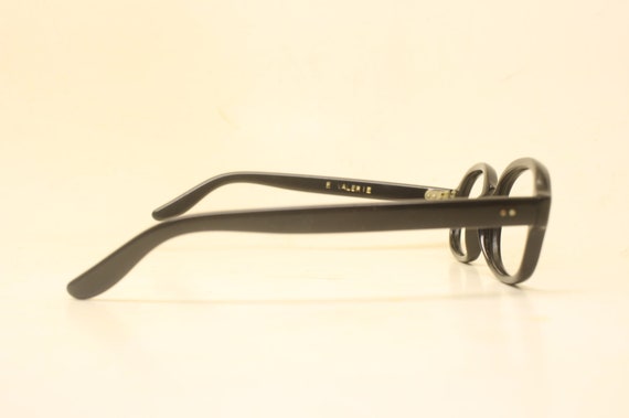 Vintage Cat Eye Glasses Black Medium 1960s Glasse… - image 4