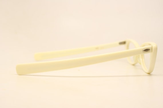 NOS Off White Cat Eye Glasses Unused vintage cate… - image 4