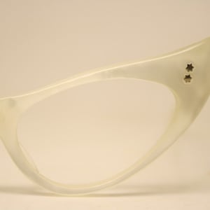 cat eye glasses white pointy vintage cateye frames