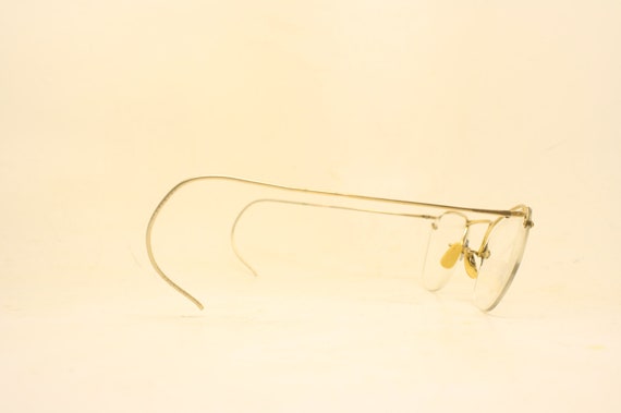 Vintage Cat Eye Glasses White Small 1960s Glasses… - image 3