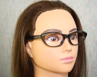 Vintage Glasses Brown Cat Eye Glasses Retro Glasses Vintage Eyewear