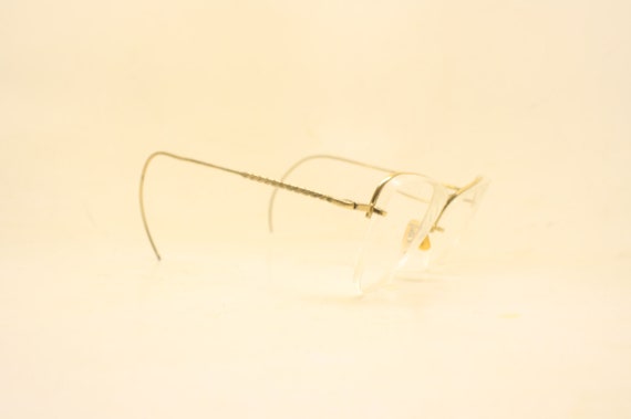 Vintage Cat Eye Glasses White Small 1960s Glasses… - image 3