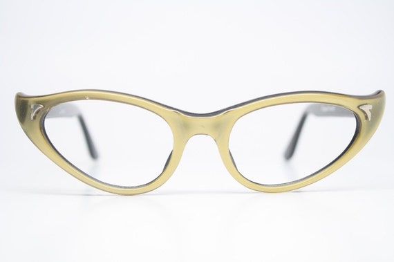 Green cat eye eyeglasses  vintage cat eye glasses… - image 2