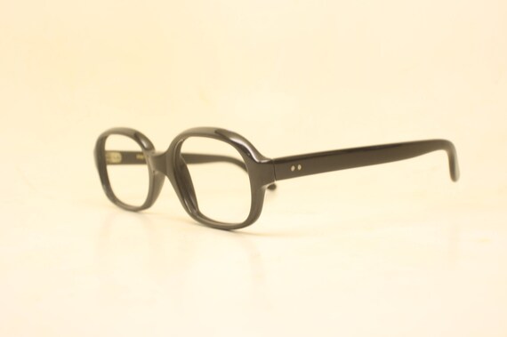 Vintage Cat Eye Glasses Black Medium 1960s Glasse… - image 2