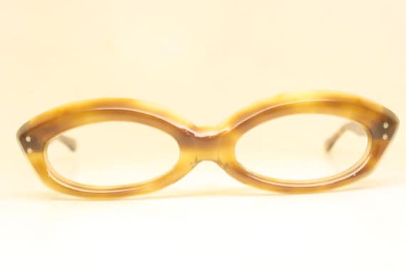 Unused Unique Tortoise cat eye frames vintage gla… - image 2