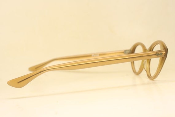 vintage cat eye glasses rust cateye frames unused - image 5