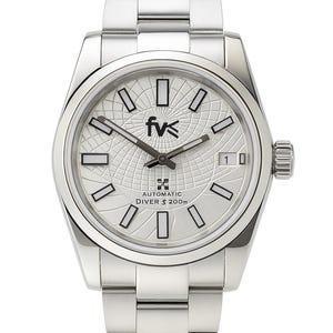 forumveda &quot;Steel Motion&quot; – Handcrafted automatic wristwatch made of stainless steel