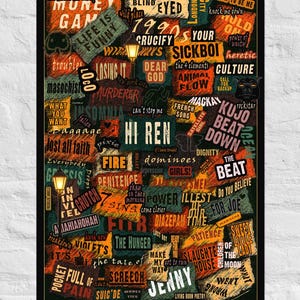 Hi Ren - Waveform Art - Etsy