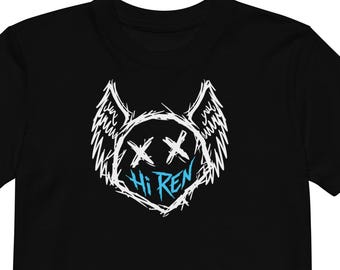 Hi Ren-kindershirt - shirt van biologisch katoen - duivel en engel