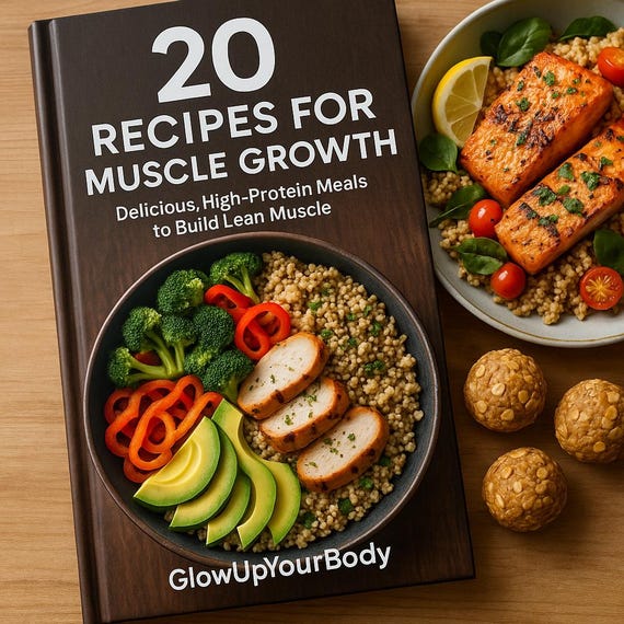 High-Protein Recipe eBook for Muscle Gain – 20 Easy Meals for Fitness & Bodybuilding – Printable Nutrition Guide PDF