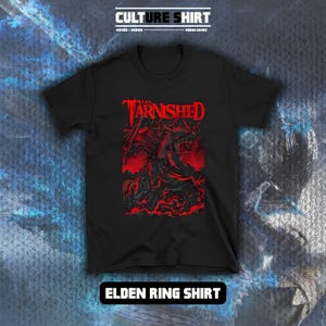 LIMITED The Tarnished Elden Ring Unisex Tshirt, The Hero T-Shirt, Gamer Shirt, Heavy Metal Shirt , Video Game Shirts , Music Retro Shirt