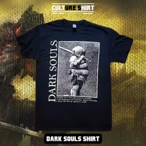 Dark Souls Shirt – Siegmeyer of Catarina Dark Souls Soulsborne T-shirt – Soulsborne Gamer Shirt – Heavy Metal Tshirt – From Software Gift