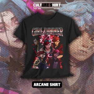 LIMITED Vi Arcane T-Shirt Unisex, Vintage Streetwear Arcane Shirt, Cozy Gamer Merch League Of Legends, Arcane Gift, Gamer Gift, Summer Shirt