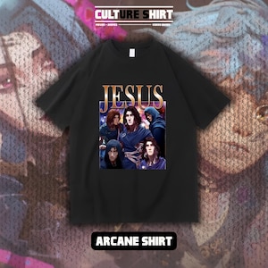 LIMITIERT Viktor &quot;Jesus&quot; Unisex Tshirt, Vintage Streetwear Arcane Shirt, Cozy Gamer Merch League Of Legends, obskures Geschenk, LOL Gamer Geschenk