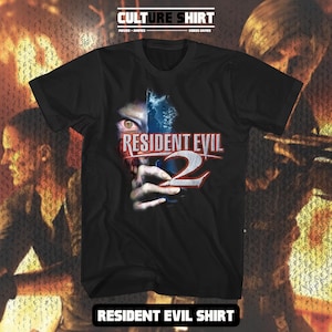 Resident Evil Unisex Shirt - Resident Evil 2 tshirt - Vintage Horror Shirt - Retro Survival Game T-Shirt - Anime Gamer Gift Unisex Tee