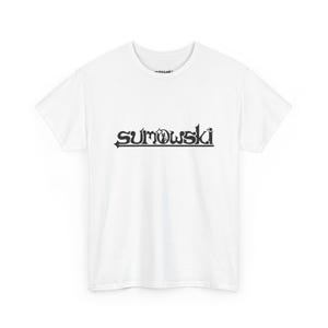 T-shirt unisex in cotone con logo a scatola