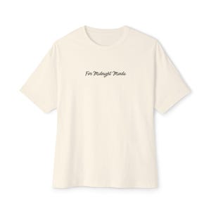 Midnight Minds Boxy Tee Oversized T-Shirt Boxy Fit Tee Casual Shirt Dream Street