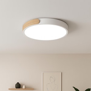 Scandinavian LED Flush Mount Ceiling Light: Modern Nordic Style