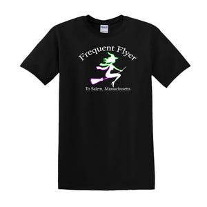 Frequent Flyer To Salem Massachusetts - T-Shirt