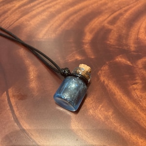 Glow in the Dark Mini Potion Bottle (Or Pendant)