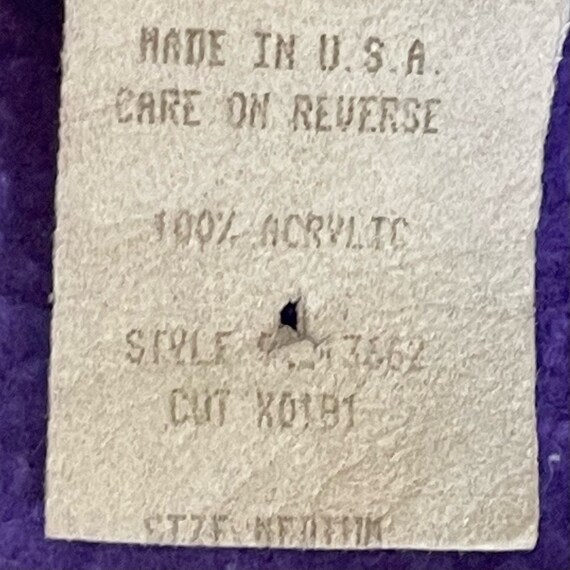 Scarab San Francisco Size Medium Vintage Purple S… - image 10