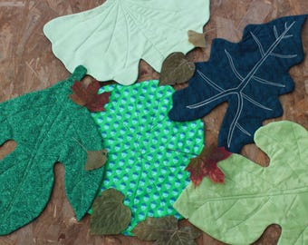 Leaf Blanket Sewing Pattern – Asian Leaf Bundle (Digital PDF)