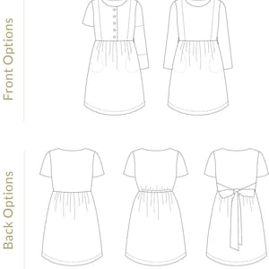 Fable Dress Adult Sizes H-T Digital PDF Pattern Video Class image 2