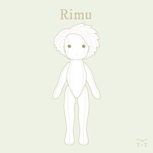 Classic Cloth Doll Rimu 15 Digital Pattern image 2