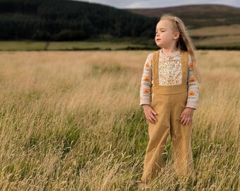 Hedgerow Dungarees and High-Waisted Pants - Child - Digital PDF Sewing Pattern + Video Class