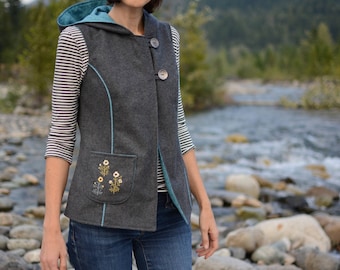 Pathfinder Vest - Women/Curved Fit 0-22 - Digital PDF Pattern + Video Class