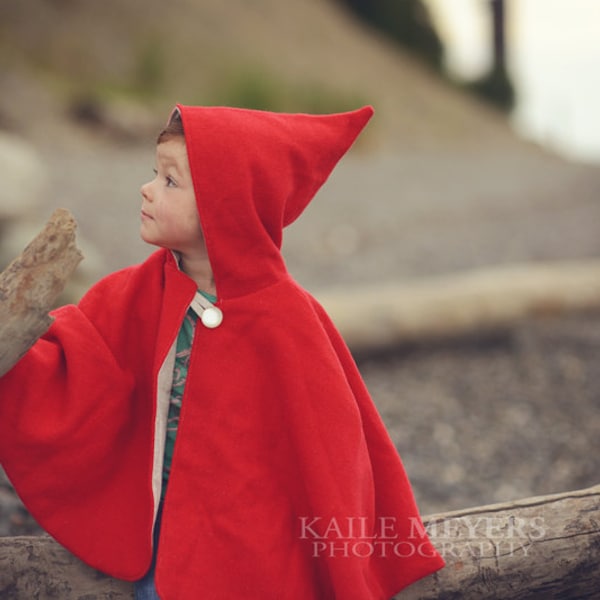 Little Red Riding Hood Cape - PDF Sewing Pattern