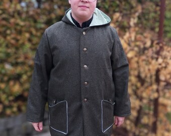 Pixie Coat - Men's/Straight Fit 46-66 - Digital PDF Sewing Pattern + Video Class