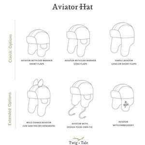 Aviator Hat All Sizes Digital PDF Pattern Video Class image 2