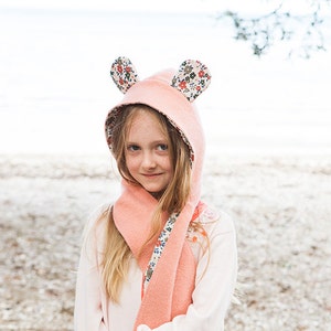 Animal Hooded Scarf - All Sizes - Digital PDF Pattern