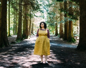 Tablier à fleurs sauvages - Adulte - Patron de couture PDF numérique tailles H-T + cours vidéo