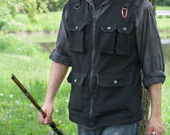 Gilet de pêche - adulte - accessoire pour le gilet de pionnier - patron de couture numérique PDF