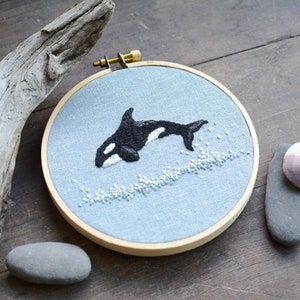 Whale Collection - Orca Embroidery Pattern - Digital PDF Sewing Pattern ...