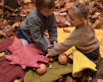 Leaf Blanket - North American Collection - BUNDLE Large + Mini Sizes - Digital PDF Pattern + Video Class