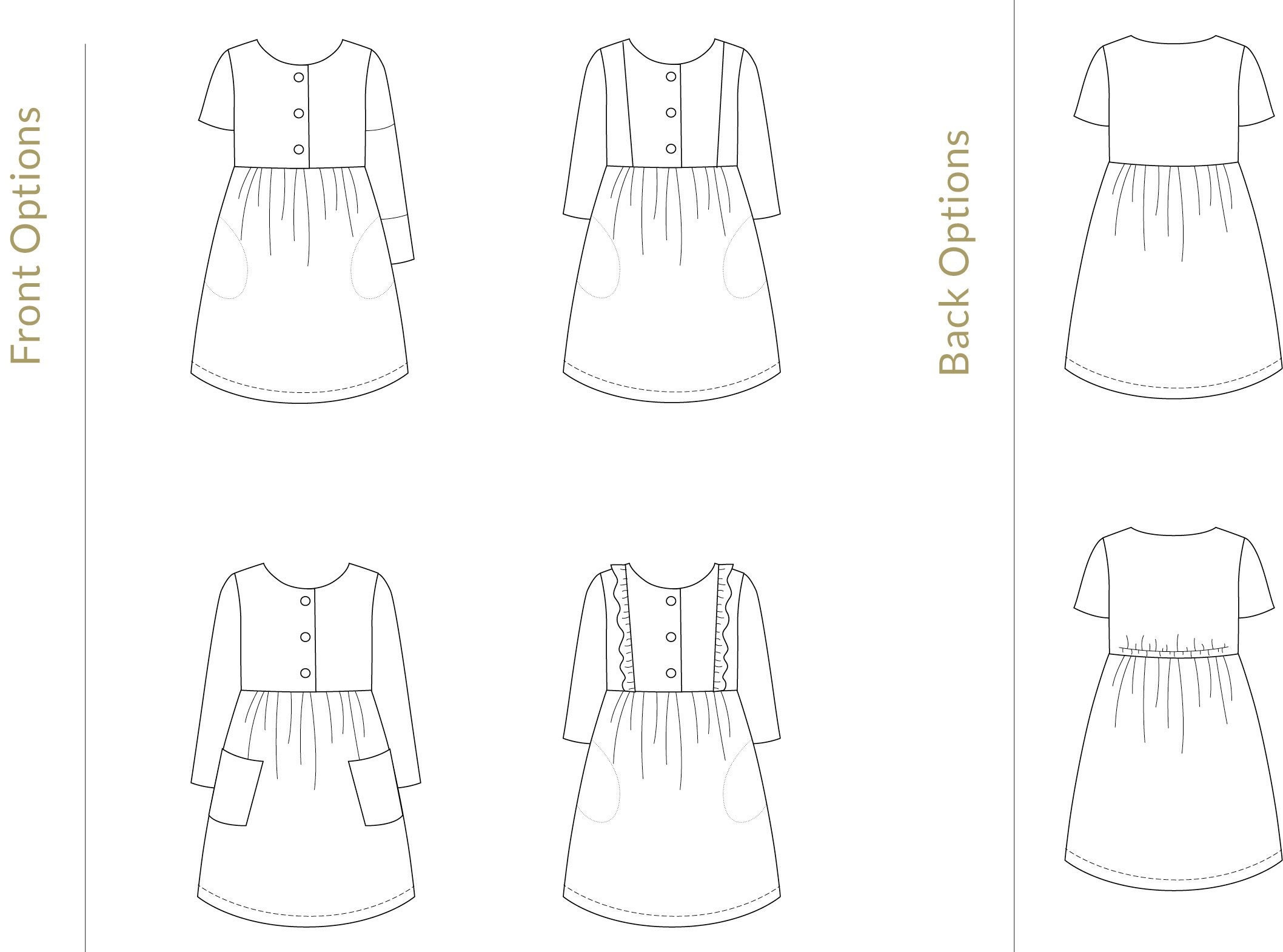 Fable Dress: Child PDF Pattern Video Class | Etsy