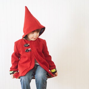 Pixie Pea Coat - Child - Digital PDF Sewing Pattern