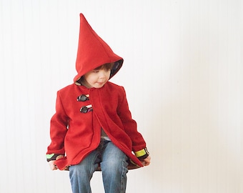 Pixie Pea Coat - Child - Digital PDF Sewing Pattern