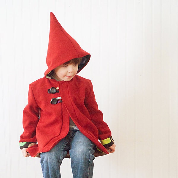 Pixie Pea Coat - Child - Digital PDF Pattern