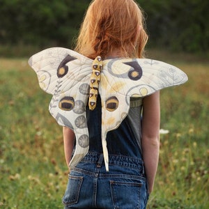 Luna Moth Wings Bundle Digital PDF Pattern Video Class imagem 4